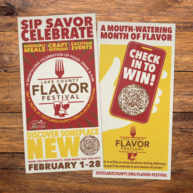 Public sector culinary event collateral