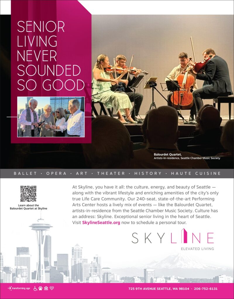 Senior living print advertisement