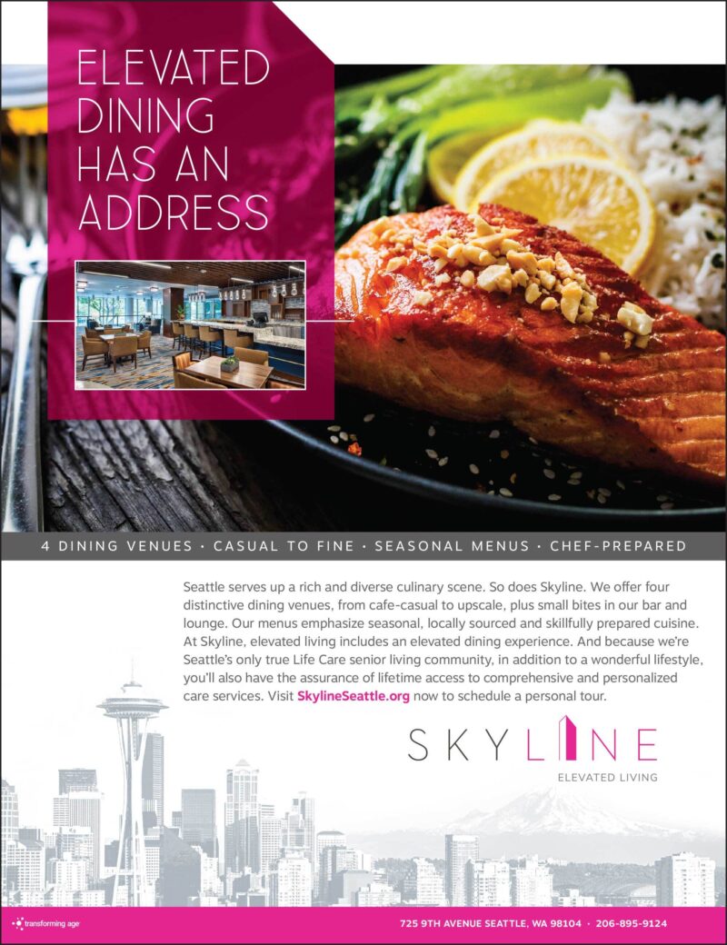 Senior Living print advertisement