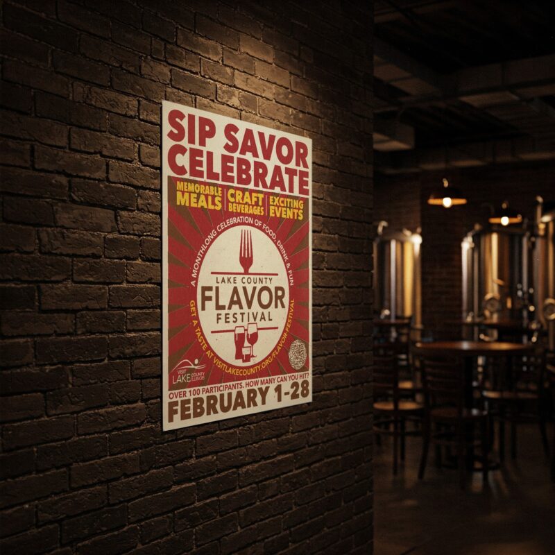 Public sector culinary event collateral