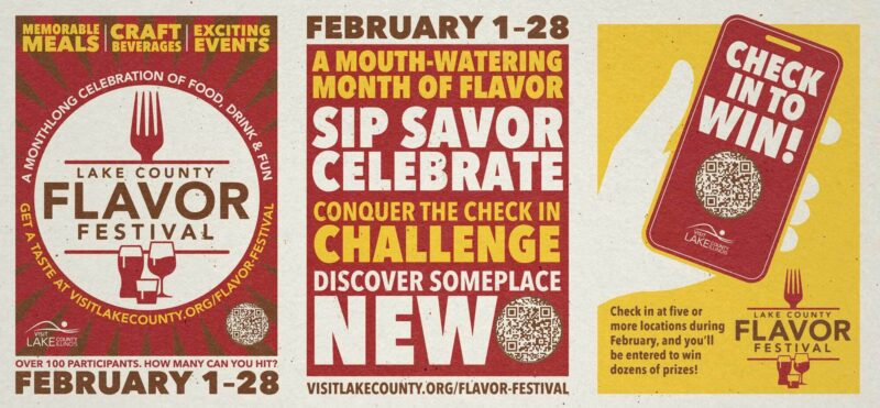 Public sector culinary event collateral